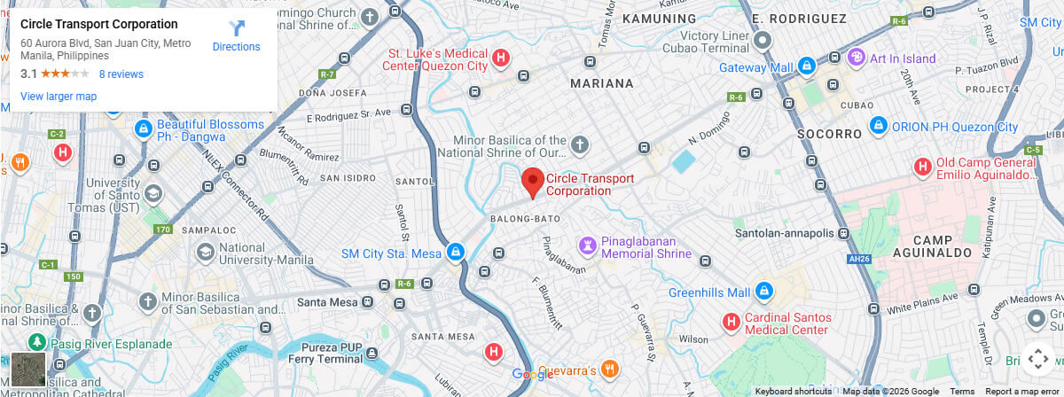 Circle Transport Contacts