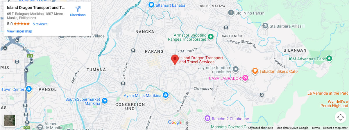 Island Dragon Transport Contacts