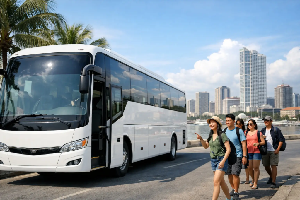 Tourist Bus for Rent Manila for Group Trips