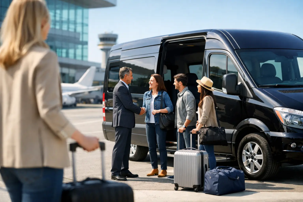 Van Rental for Airport Transfer for Group Travel