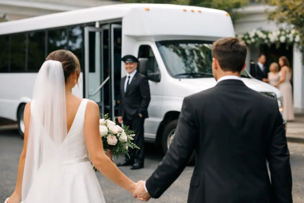Wedding Shuttle Bus Rental for a Stress-Free Day