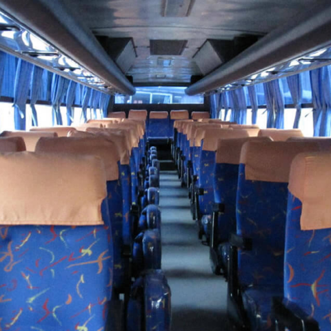 Tourist bus seating capacity