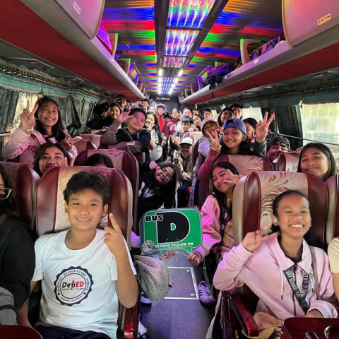 Tourist bus seating capacity
