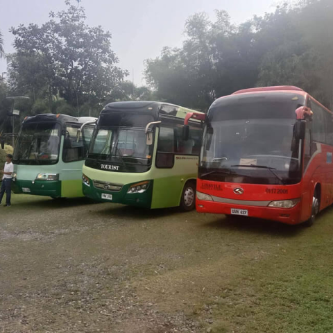 tourist bus for rent