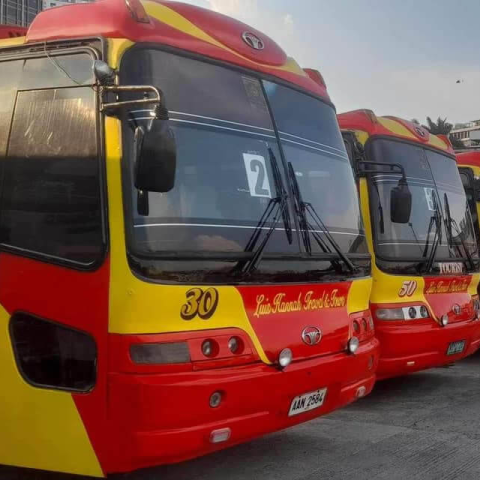 Tourist bus rental services Philippines