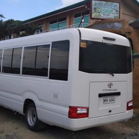 coaster bus for rent