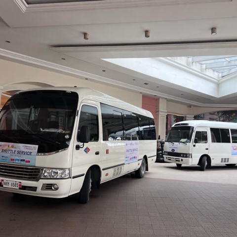 coaster bus rental service